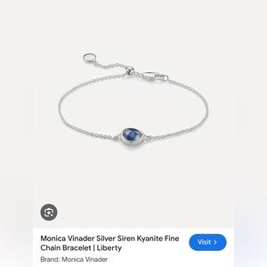 Stunning Monica Vinader kyanite bracelet